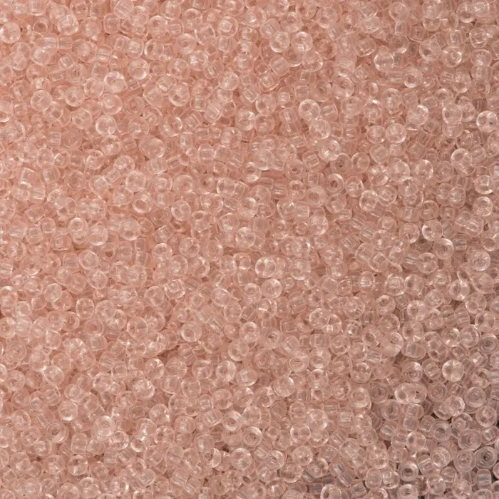 Necklaces Miyuki Seed Beads 110 Transparent Light Tea Rose 0155NEW Peppy Beads Necklaces Miyuki Seed Beads 110 Transparent Light Tea Rose 0155NEW Peppy Beads