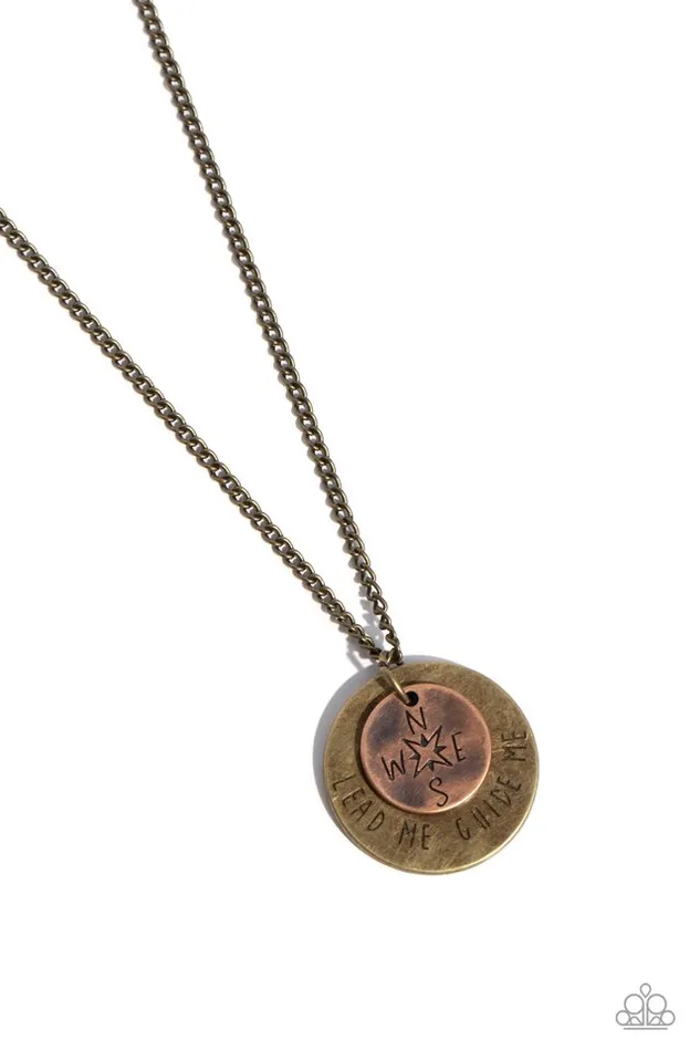 Necklaces Paparazzi Jewelry Paparazzi Necklace Gilded Guide Brass Necklaces Paparazzi Jewelry Paparazzi Necklace Gilded Guide Brass