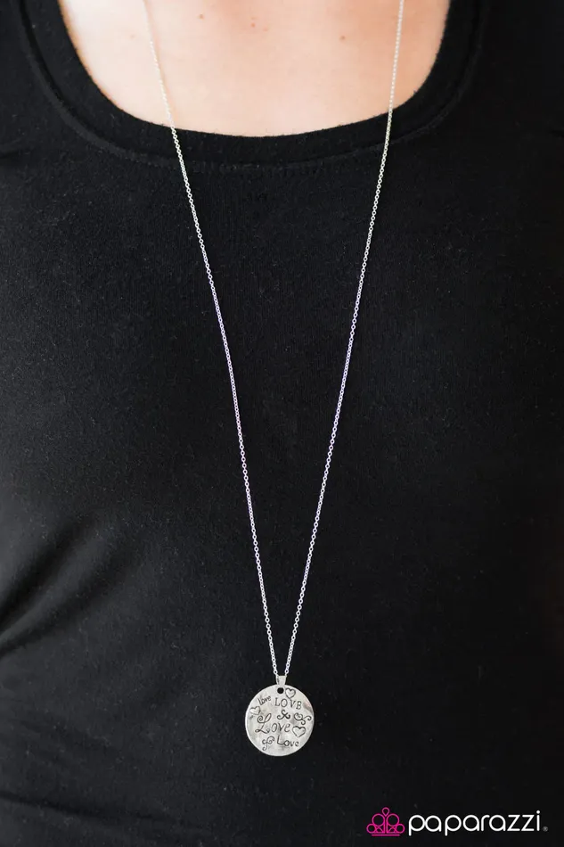 Necklaces Paparazzi Jewelry Paparazzi Necklace Love The One You Got Silver