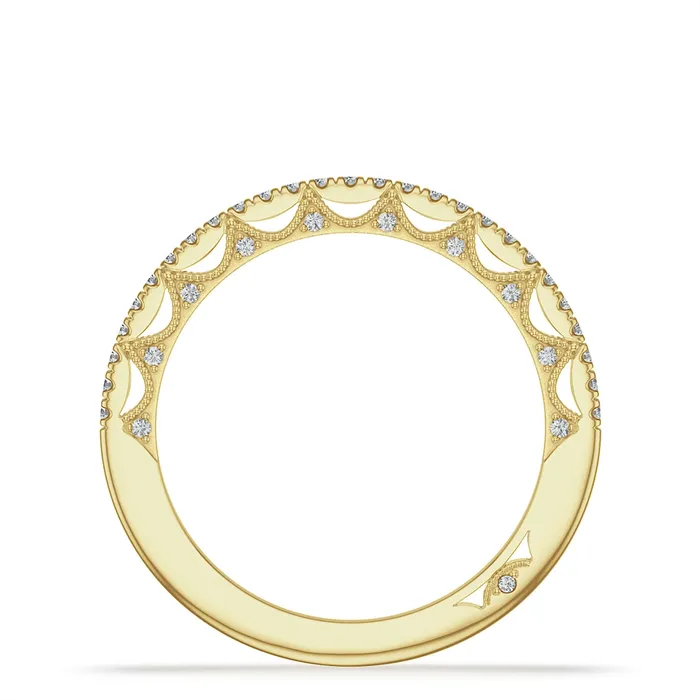 Rings Tacori Tacori 18K Yellow Gold 17mm Diamond Band
