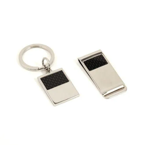 Bey Berk Rings Bey Berk Silver Plated Money Clip Key Ring Gift Set