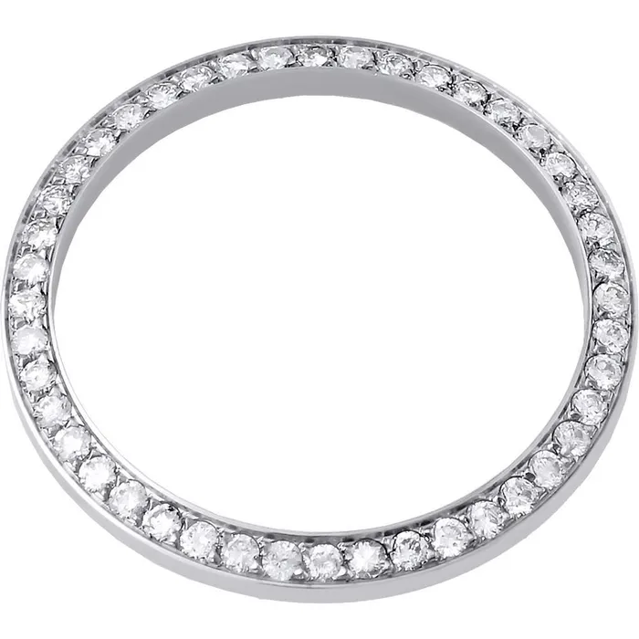 GB Watches 41 Mm Round Custom Mined Diamond Bezel To Fit Rolex Datejust President Watch 550