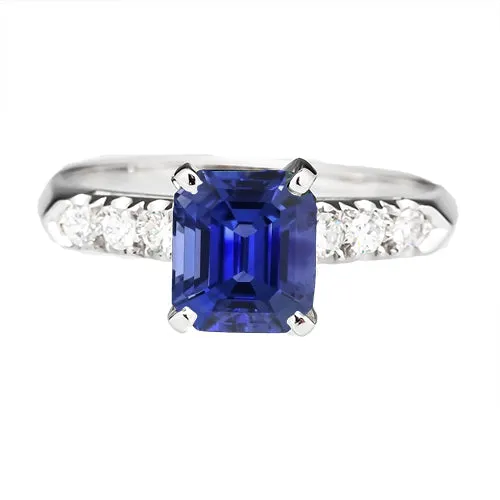 Rings HarryChadEntcom White Gold Engagement Sri Lankan Sapphire Ring Natural Earth Mined Diamonds 250 Carats Rings HarryChadEntcom White Gold Engagement Sri Lankan Sapphire Ring Natural Earth Mined Diamonds 250 Carats