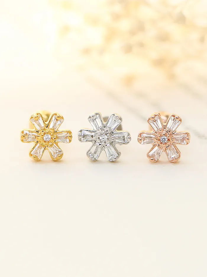 Mini Cosmos Flower Cartilage Earring MinimalBijoux Earrings