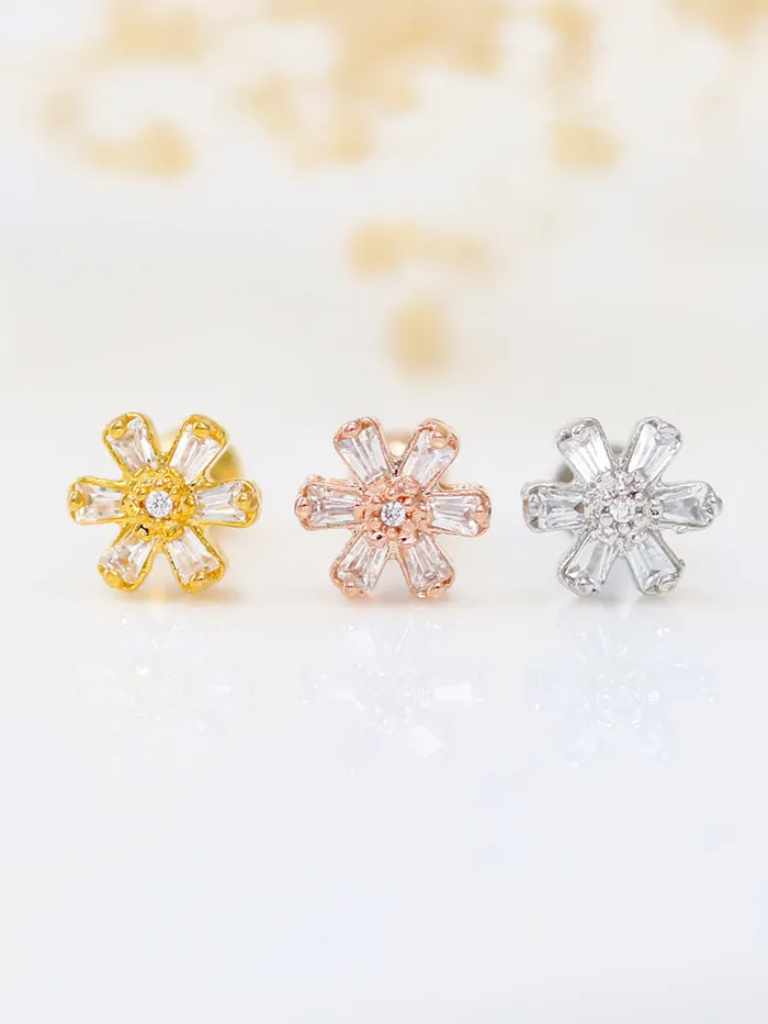 Mini Cosmos Flower Cartilage Earring MinimalBijoux Earrings