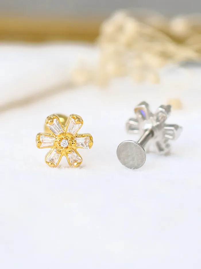Mini Cosmos Flower Cartilage Earring MinimalBijoux Earrings