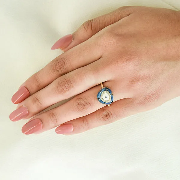 Upakarna Ameba Evil Eye Ring Rings