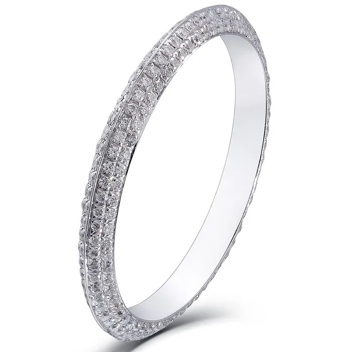 Luxus Moissanite Rings Jewelry Rings 14k White Gold Stackable Moissanite Eternity Ring 08ct Total Luxus Moissanite Rings Jewelry Rings 14k White Gold Stackable Moissanite Eternity Ring 08ct Total