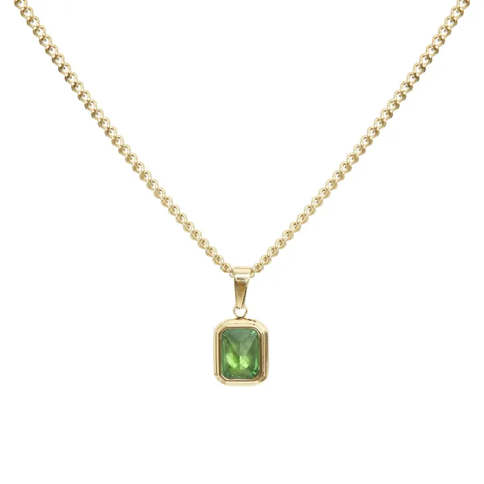 Necklaces VibeSzn Emerald Stone Necklace