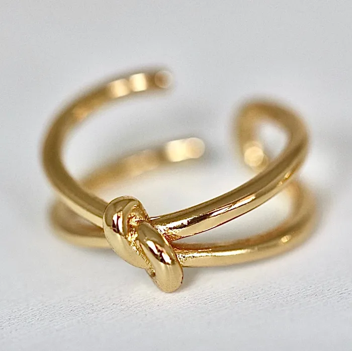 Reluxe Vintage Rings Knot Ring Gold