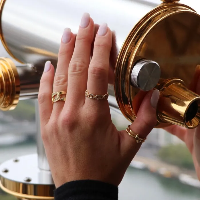 Reluxe Vintage Rings Knot Ring Gold