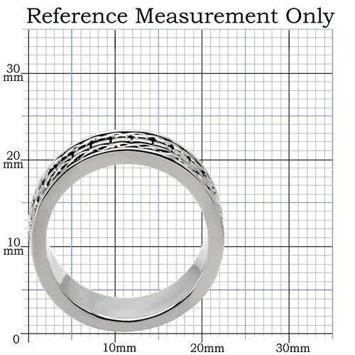 Alamode Rings TK158 High polished no plating Stainless Steel Ring with No Stone