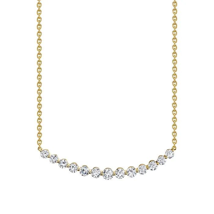 anitako Necklaces CRESCENT DIAMOND NECKLACE