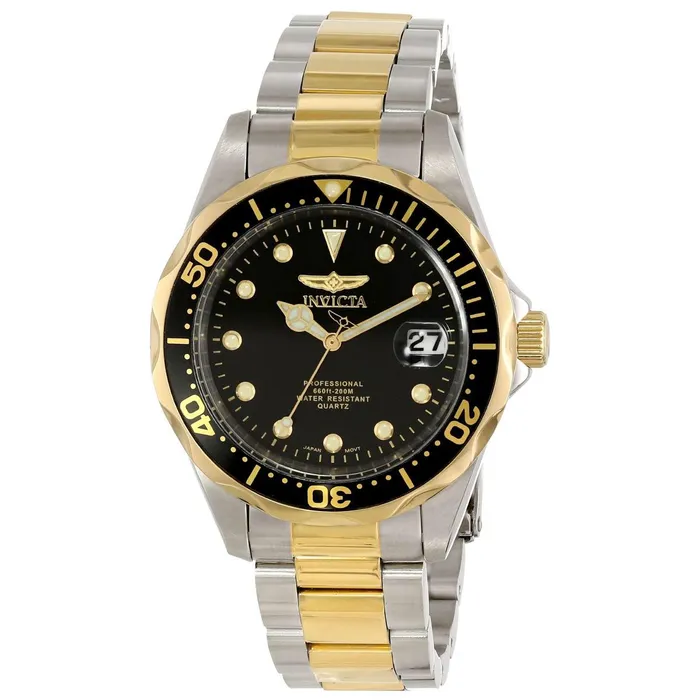 Bracelets Invicta Invicta 17049 Mens Pro Diver Black Dial Two Tone Bracelet Dive Watch Bracelets Invicta Invicta 17049 Mens Pro Diver Black Dial Two Tone Bracelet Dive Watch