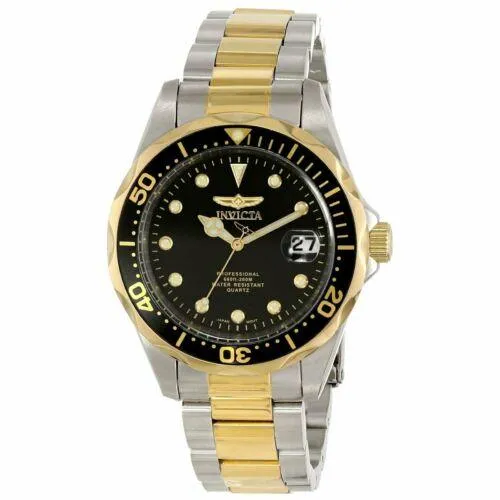Bracelets Invicta Invicta 17049 Mens Pro Diver Black Dial Two Tone Bracelet Dive Watch Bracelets Invicta Invicta 17049 Mens Pro Diver Black Dial Two Tone Bracelet Dive Watch