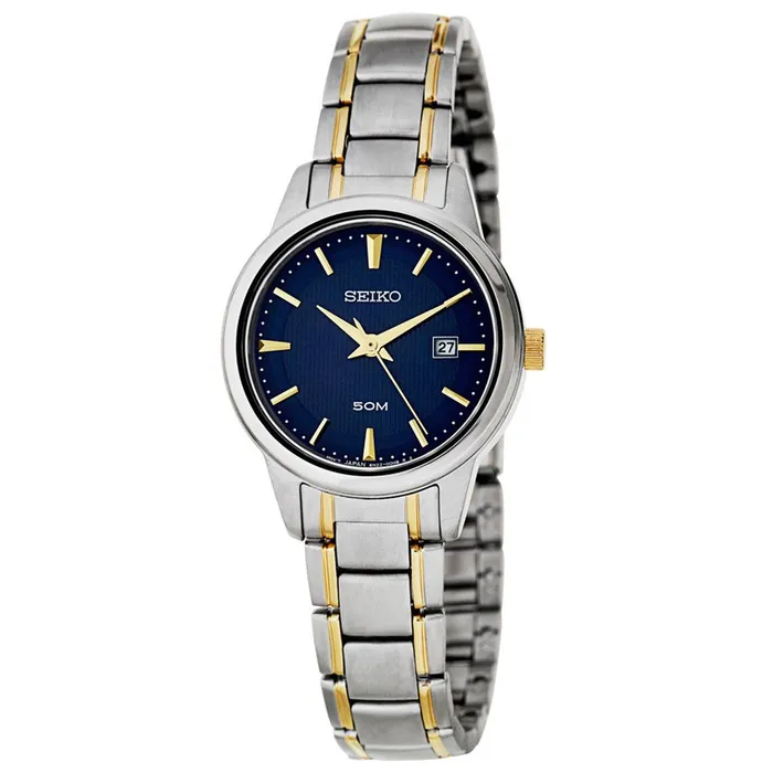 Bracelets Seiko Seiko SUR845 Womens Dress Blue Dial Two Tone Steel Bracelet Watch Bracelets Seiko Seiko SUR845 Womens Dress Blue Dial Two Tone Steel Bracelet Watch
