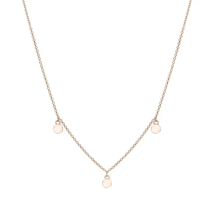 Drop Cremation Necklace in 14K Rose Gold closebymejewelry Necklaces