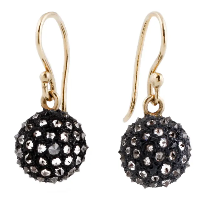 Earrings Diamond Sphere Earrings TAP By Todd Pownell