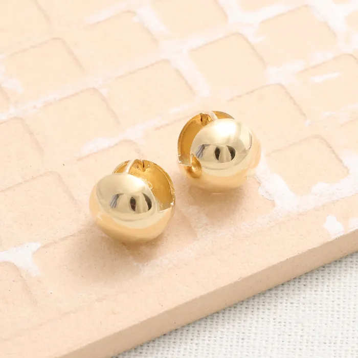 Earrings from J Shop Ball Shaped Hoop Earrings Large