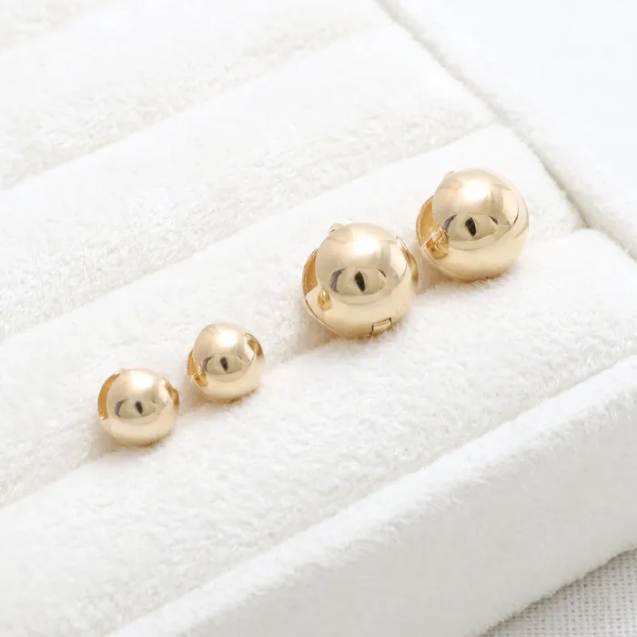Earrings from J Shop Ball Shaped Hoop Earrings Large