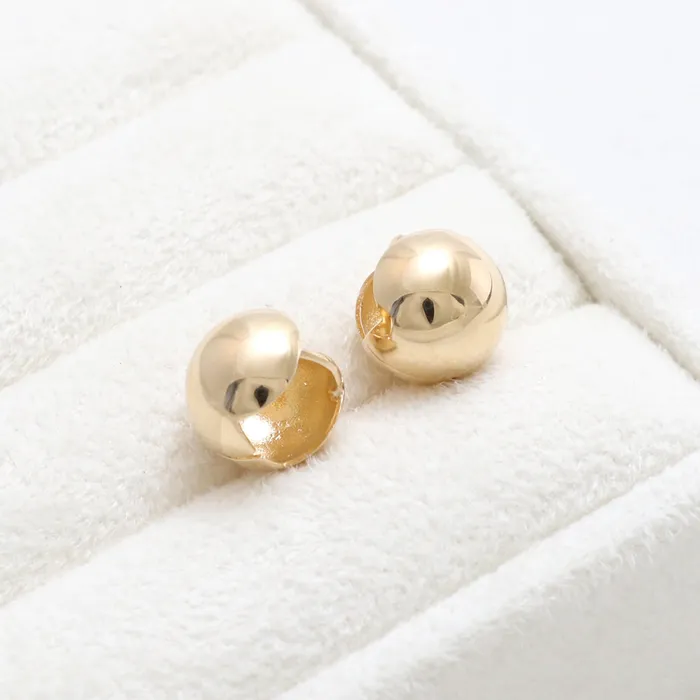 Earrings from J Shop Ball Shaped Hoop Earrings Large