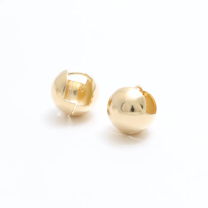Earrings from J Shop Ball Shaped Hoop Earrings Large