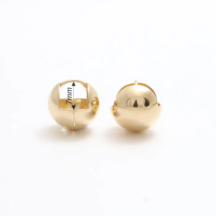 Earrings from J Shop Ball Shaped Hoop Earrings Large