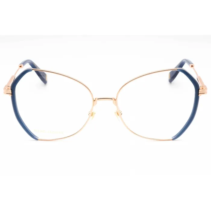 Earrings Marc Jacobs Marc Jacobs Womens Eyeglasses Gold Blue Metal Cat Eye Full Rim Frame MJ 1081 LKS
