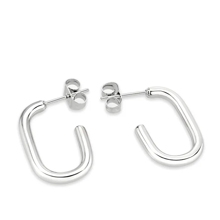 Earrings TK3846 High Polished Minimalist Stainless Steel Earrings Alamode