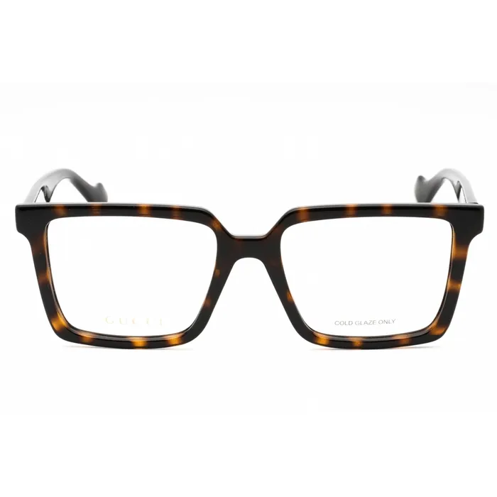 Gucci Rings Gucci Mens Eyeglasses Tortoise Plastic Full Rim Rectangular Frame GG1540O 006