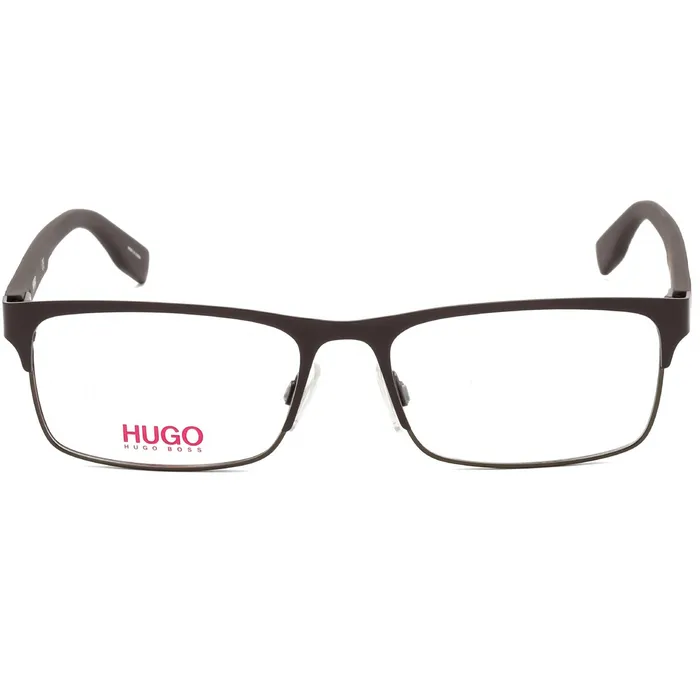 Hugo Mens Eyeglasses Clear Lens Stainless Steel Full Rim Frame HG 0293 04IN 00 Hugo Bracelets