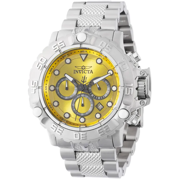 Invicta Bracelets Invicta Mens Watch Subaqua Poseidon Gunmetal and Yellow Dial Bracelet 47180 Invicta Bracelets Invicta Mens Watch Subaqua Poseidon Gunmetal and Yellow Dial Bracelet 47180