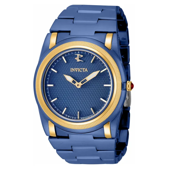 Invicta Bracelets Invicta Womens Quartz Watch Reserve Slim Blue Stainless Steel Bracelet 41094