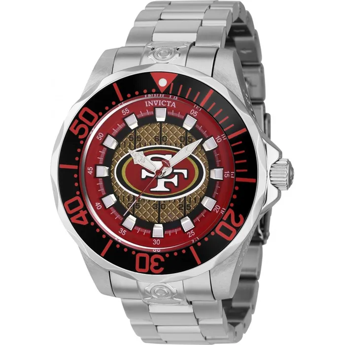 Invicta Mens Watch NFL San Francisco 49ers Dial Stainless Steel Bracelet 42118 Invicta Bracelets Invicta Mens Watch NFL San Francisco 49ers Dial Stainless Steel Bracelet 42118 Invicta Bracelets