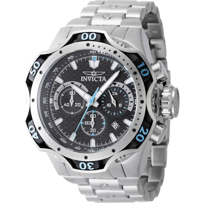 Invicta Mens Watch Venom Chronograph Black Dial Stainless Steel Bracelet 47758 Invicta Bracelets Invicta Mens Watch Venom Chronograph Black Dial Stainless Steel Bracelet 47758 Invicta Bracelets