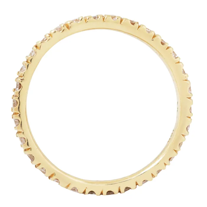 Lauren Wolf Jewelry Rings White Diamond Eternity Band