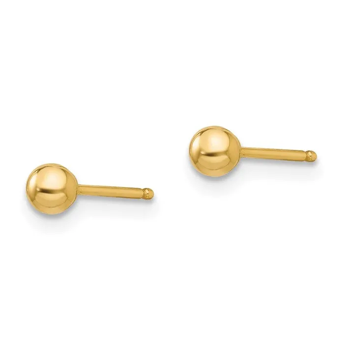 Madi K Kids 14k Polished 3mm Ball Post Earrings Jewelry Earrings Madi K Kids 14k Polished 3mm Ball Post Earrings Jewelry Earrings