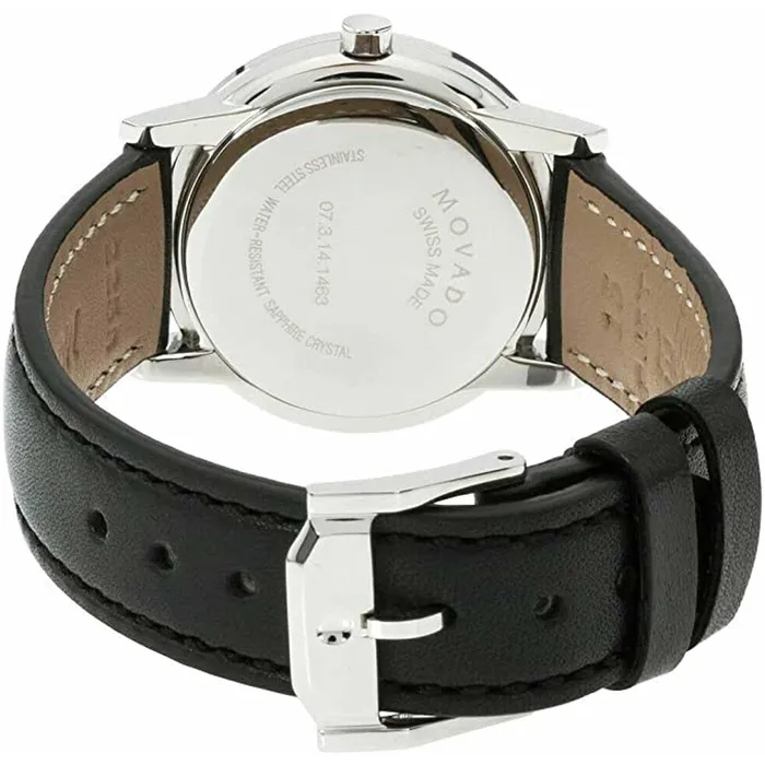 Movado Womens Watch Museum Classic Silver Tone Case Blue Dial Strap 0607318 Movado Watches Movado Womens Watch Museum Classic Silver Tone Case Blue Dial Strap 0607318 Movado Watches