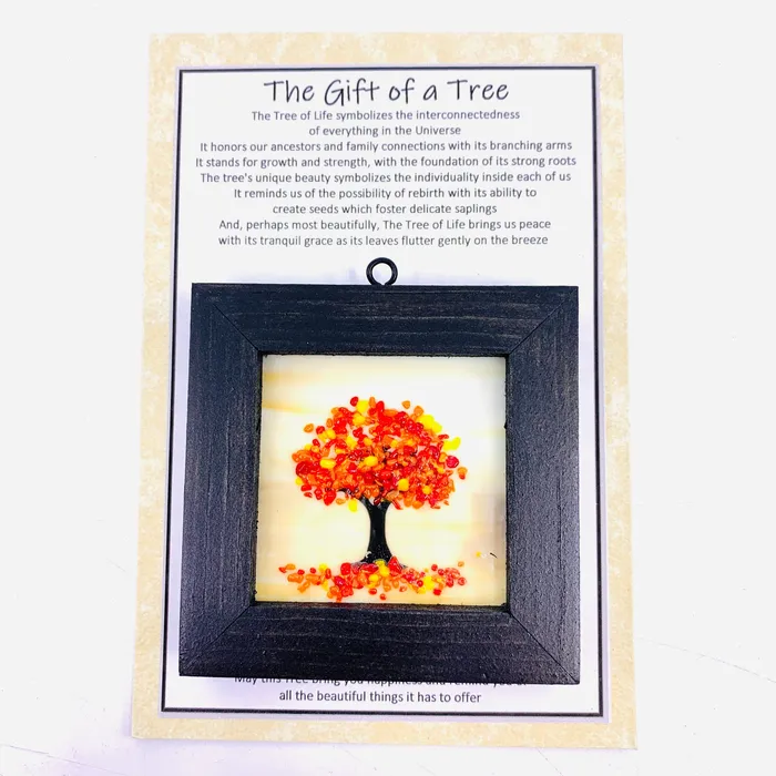 Necklaces Fused Glass Tree of Life Shadow Box 78 Glimmer Glass Gifts
