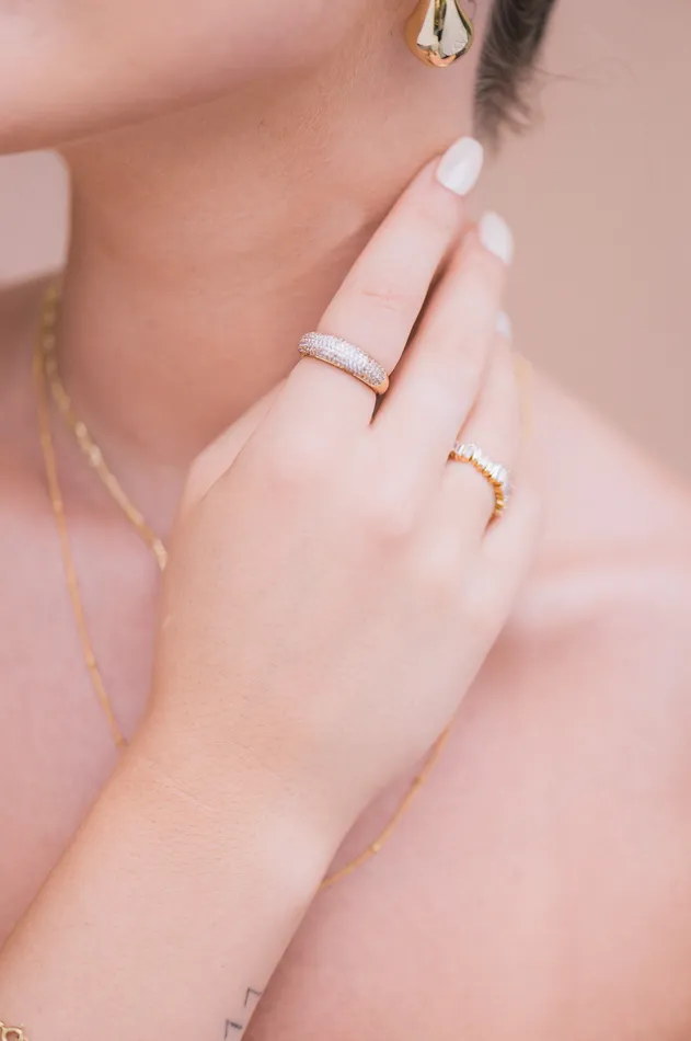 Penny Pairs Gloria Gold Ring Rings Penny Pairs Gloria Gold Ring Rings