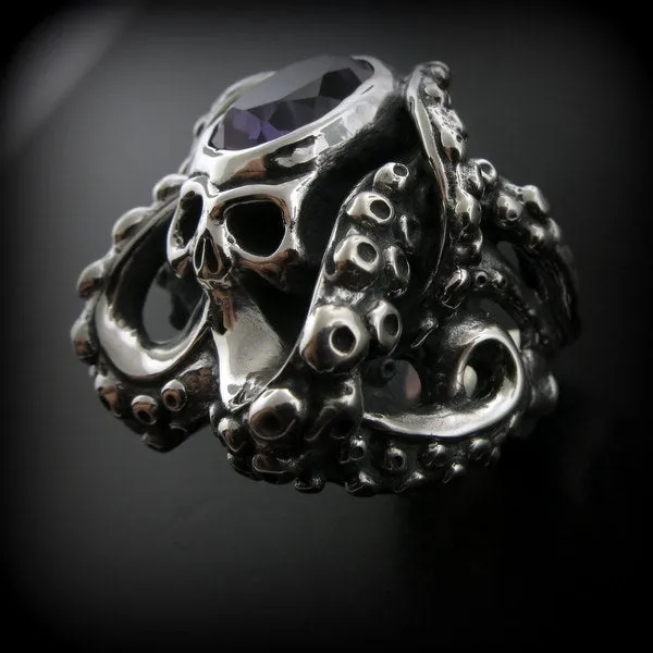 Rings DCJ Cthulhu Ring wStone