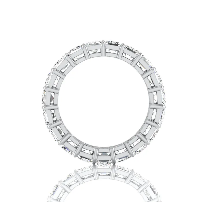 Rings deBebians Emerald Cut Lab Grown Diamond Eternity Ring 665cttw