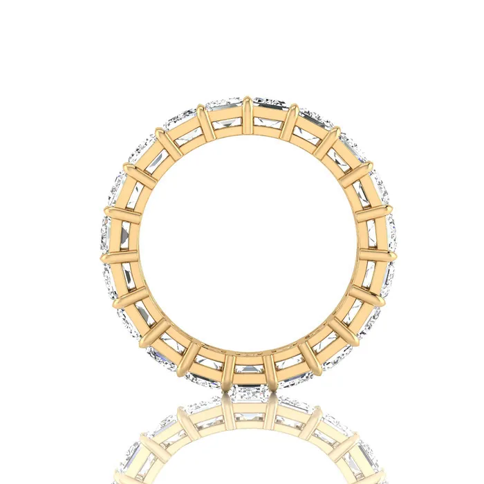 Rings deBebians Emerald Cut Lab Grown Diamond Eternity Ring 665cttw