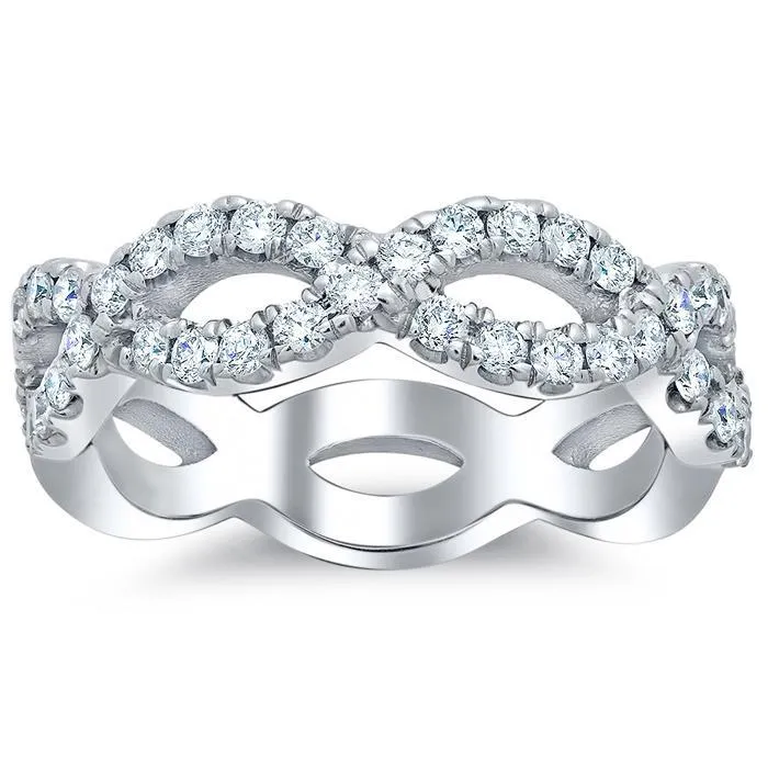 Rings deBebians Infinity Diamond Wedding Band