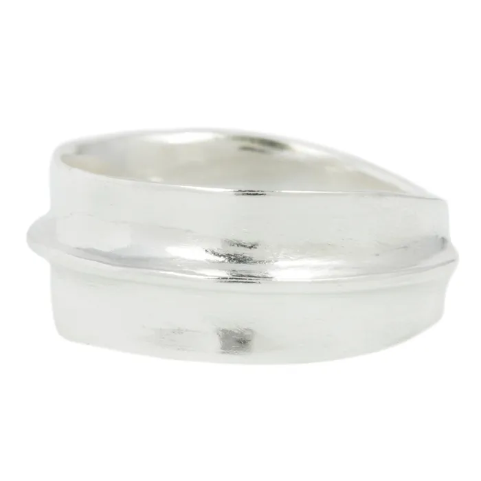 Rings Ladha Sahara Ridge Silver Ring