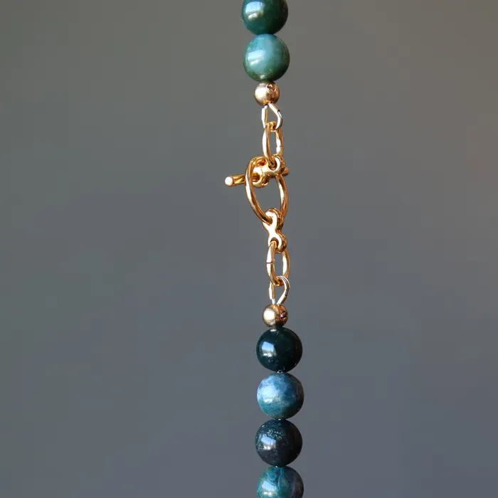 Satin Crystals Necklaces Bloodstone Necklace Brave Soul Gold Arrowhead