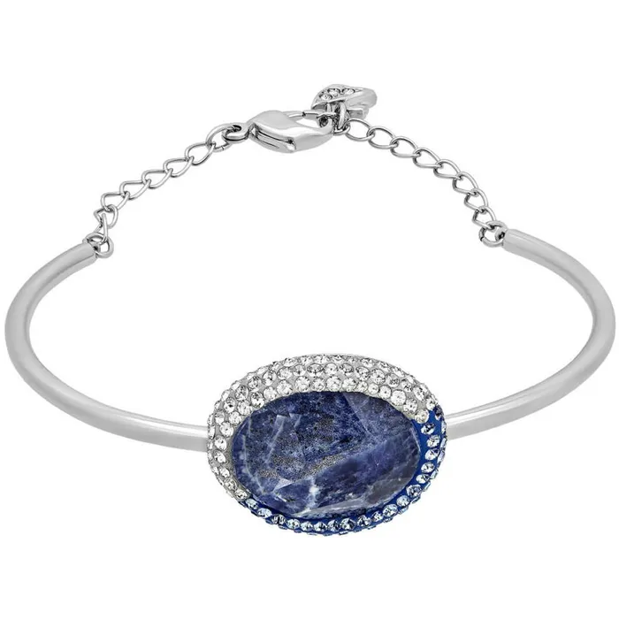 Swarovski Womens Bracelet Oval RhodiumPlated Blue Crystal 675 inch 5132119 Swarovski Bracelets Swarovski Womens Bracelet Oval RhodiumPlated Blue Crystal 675 inch 5132119 Swarovski Bracelets