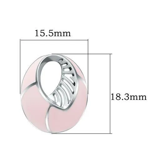 TK284 High polished no plating Stainless Steel Earrings with No Stone Alamode Earrings