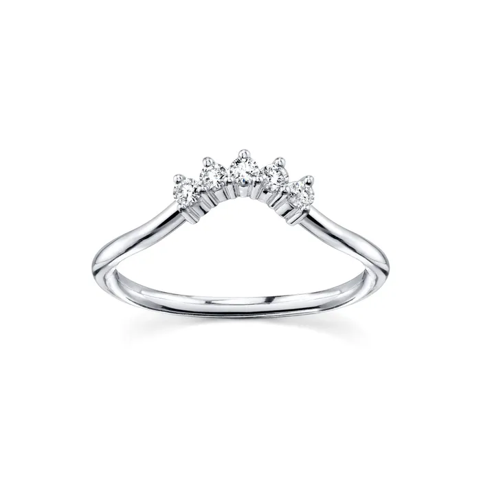 White Diamond Crown Ring Marrow Fine Rings White Diamond Crown Ring Marrow Fine Rings