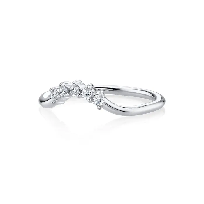 White Diamond Crown Ring Marrow Fine Rings White Diamond Crown Ring Marrow Fine Rings